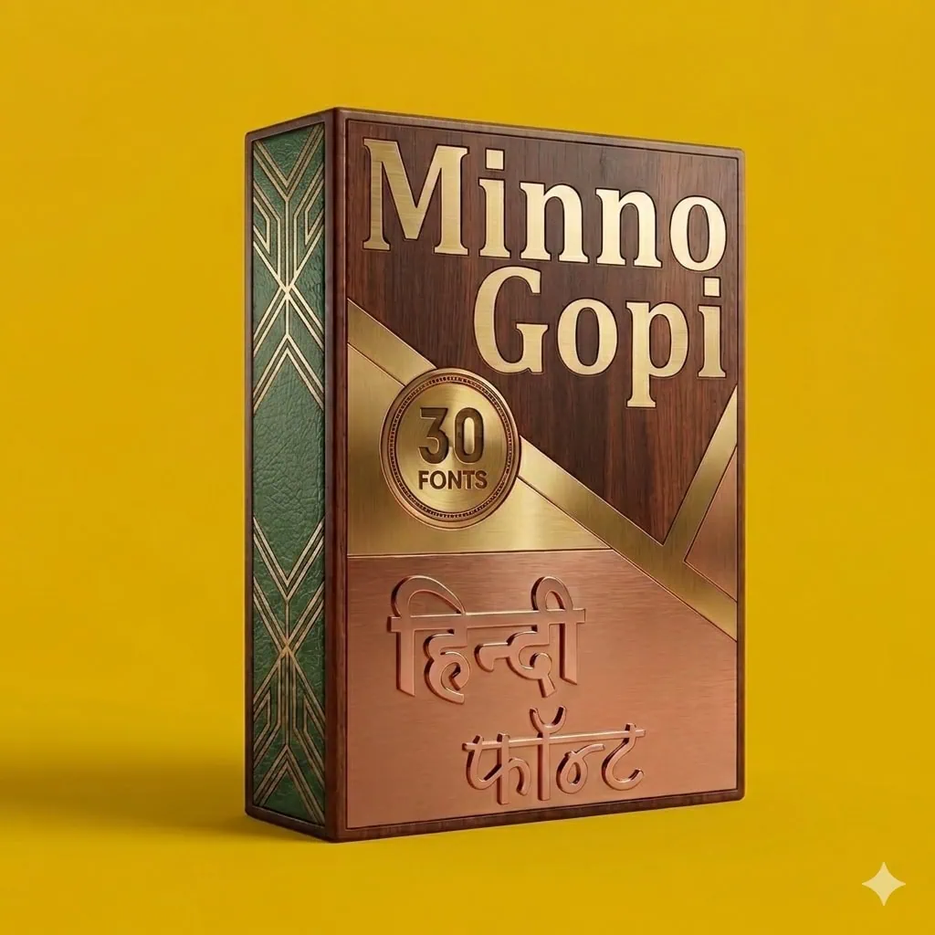 Minno Gopi Hindi Font