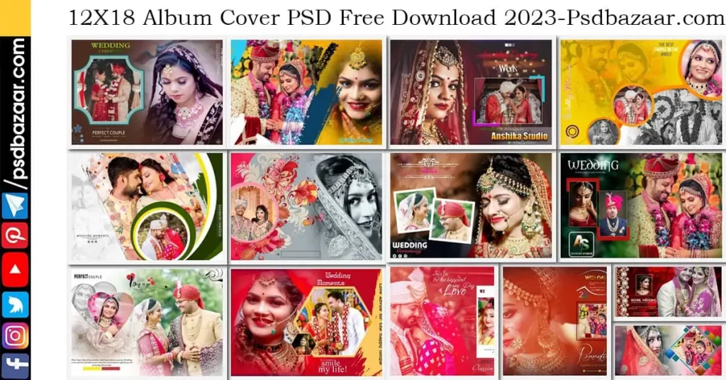 12X18 Album Cover PSD Free Download 2023-Psdbazaar.com