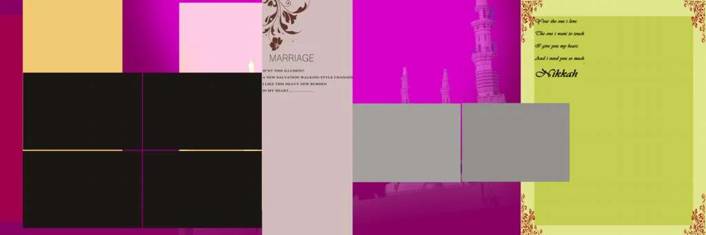 12X36 Wedding Album Design PSD Free Download