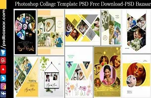 Photoshop Collage Template PSD Free Download
