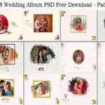 12X18 Wedding Album PSD Free Download