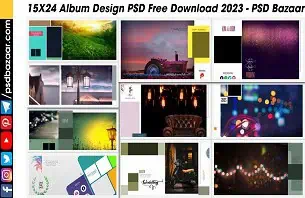 15X24 Album Design PSD Free Download 2023