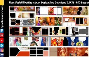 New Model Wedding Album Design