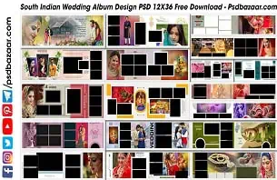 South Indian Wedding Album Design