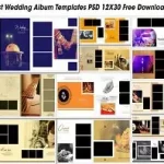 Wedding Album Templates PSD